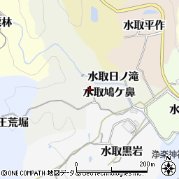 京都府京田辺市水取鳩ケ鼻11周辺の地図