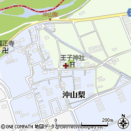 静岡県袋井市上山梨2000周辺の地図