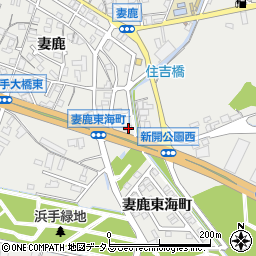 兵庫県姫路市飾磨区妻鹿東海町31周辺の地図