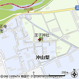 静岡県袋井市沖山梨358周辺の地図