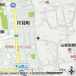 静岡県袋井市春岡500周辺の地図