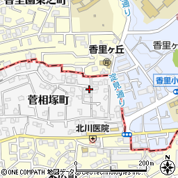 大阪府寝屋川市菅相塚町7-28周辺の地図