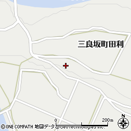 広島県三次市三良坂町田利398周辺の地図
