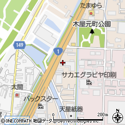 大阪府寝屋川市太間東町23-12周辺の地図