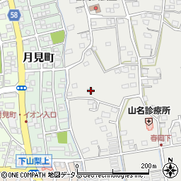 静岡県袋井市春岡527周辺の地図