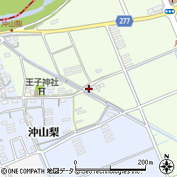 静岡県袋井市上山梨2055周辺の地図