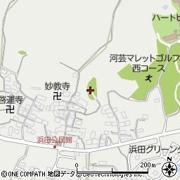 宇気比神社周辺の地図