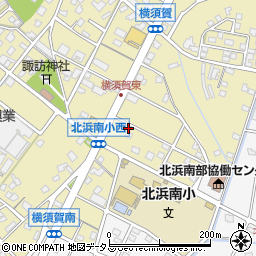 静岡県浜松市浜名区横須賀148-1周辺の地図