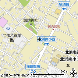 静岡県浜松市浜名区横須賀114周辺の地図