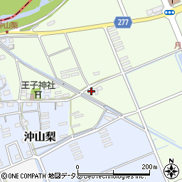 静岡県袋井市上山梨1802周辺の地図