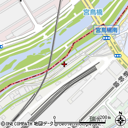 大阪府摂津市安威川南町4-8周辺の地図