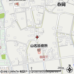 静岡県袋井市春岡569周辺の地図