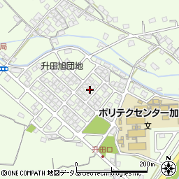 兵庫県加古川市東神吉町升田1718周辺の地図
