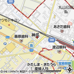 兵庫県高砂市米田町神爪110-42周辺の地図
