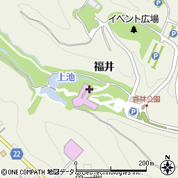 兵庫県立三木山森林公園　音楽ホール周辺の地図