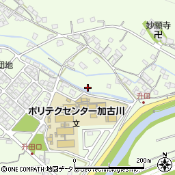 兵庫県加古川市東神吉町升田185周辺の地図