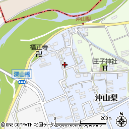 静岡県袋井市沖山梨49周辺の地図