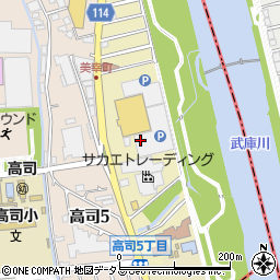兵庫県宝塚市美幸町10周辺の地図