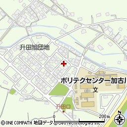 兵庫県加古川市東神吉町升田1707周辺の地図