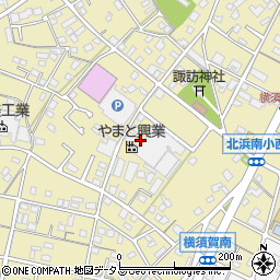 静岡県浜松市浜名区横須賀40周辺の地図