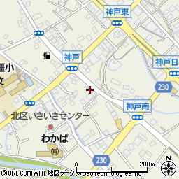静岡県榛原郡吉田町神戸2136周辺の地図