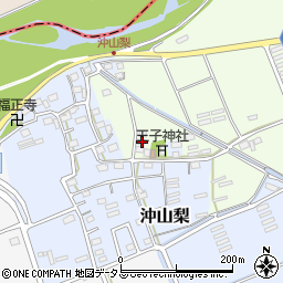 静岡県袋井市上山梨1762-1周辺の地図