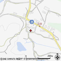 三重県津市安濃町野口周辺の地図
