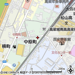 岡山県高梁市中原町1429周辺の地図