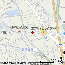 静岡県榛原郡吉田町神戸202周辺の地図