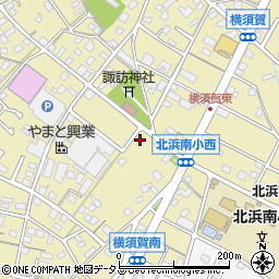 静岡県浜松市浜名区横須賀115周辺の地図