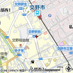 ジョイ風月・風の街交野店周辺の地図