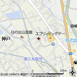 静岡県榛原郡吉田町神戸211周辺の地図