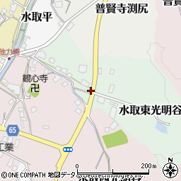 京都府京田辺市水取東光明谷18-1周辺の地図