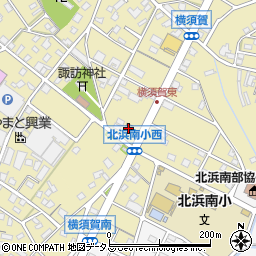 静岡県浜松市浜名区横須賀151周辺の地図