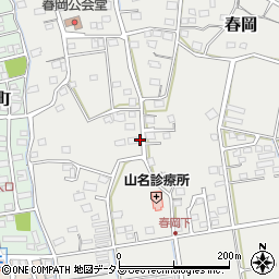 静岡県袋井市春岡541周辺の地図