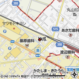 兵庫県高砂市米田町神爪周辺の地図