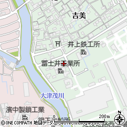 兵庫県姫路市大津区吉美667周辺の地図