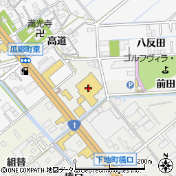 豊橋三菱ふそう本社部品課周辺の地図