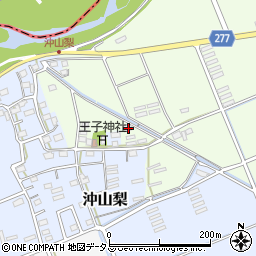 静岡県袋井市上山梨2003周辺の地図