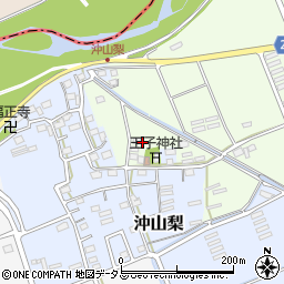 静岡県袋井市上山梨1968周辺の地図
