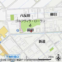 愛知県豊橋市下地町前田周辺の地図