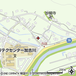 兵庫県加古川市東神吉町升田168周辺の地図