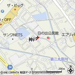 静岡県榛原郡吉田町神戸462周辺の地図