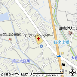 静岡県榛原郡吉田町神戸日周辺の地図