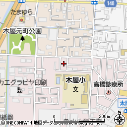 大阪府寝屋川市豊里町22周辺の地図