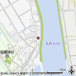 愛知県西尾市一色町松木島下汐田169-3周辺の地図