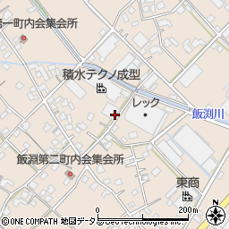 静岡県焼津市飯淵周辺の地図