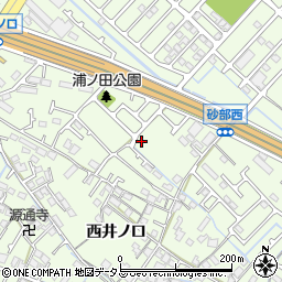 兵庫県加古川市東神吉町西井ノ口225周辺の地図