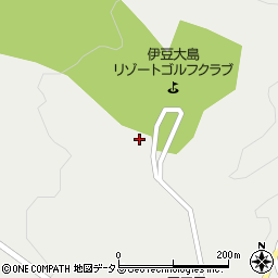 東京都大島町岡田大久保周辺の地図