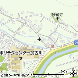 兵庫県加古川市東神吉町升田174周辺の地図